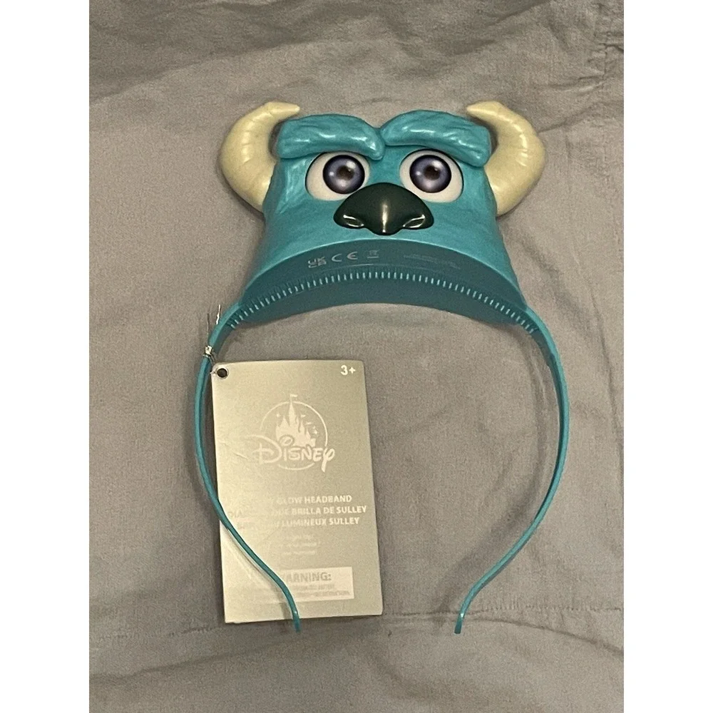 NEW Walt‎ Disney Parks Pixar Monsters Inc Light Up Ears Headband - Sulley
